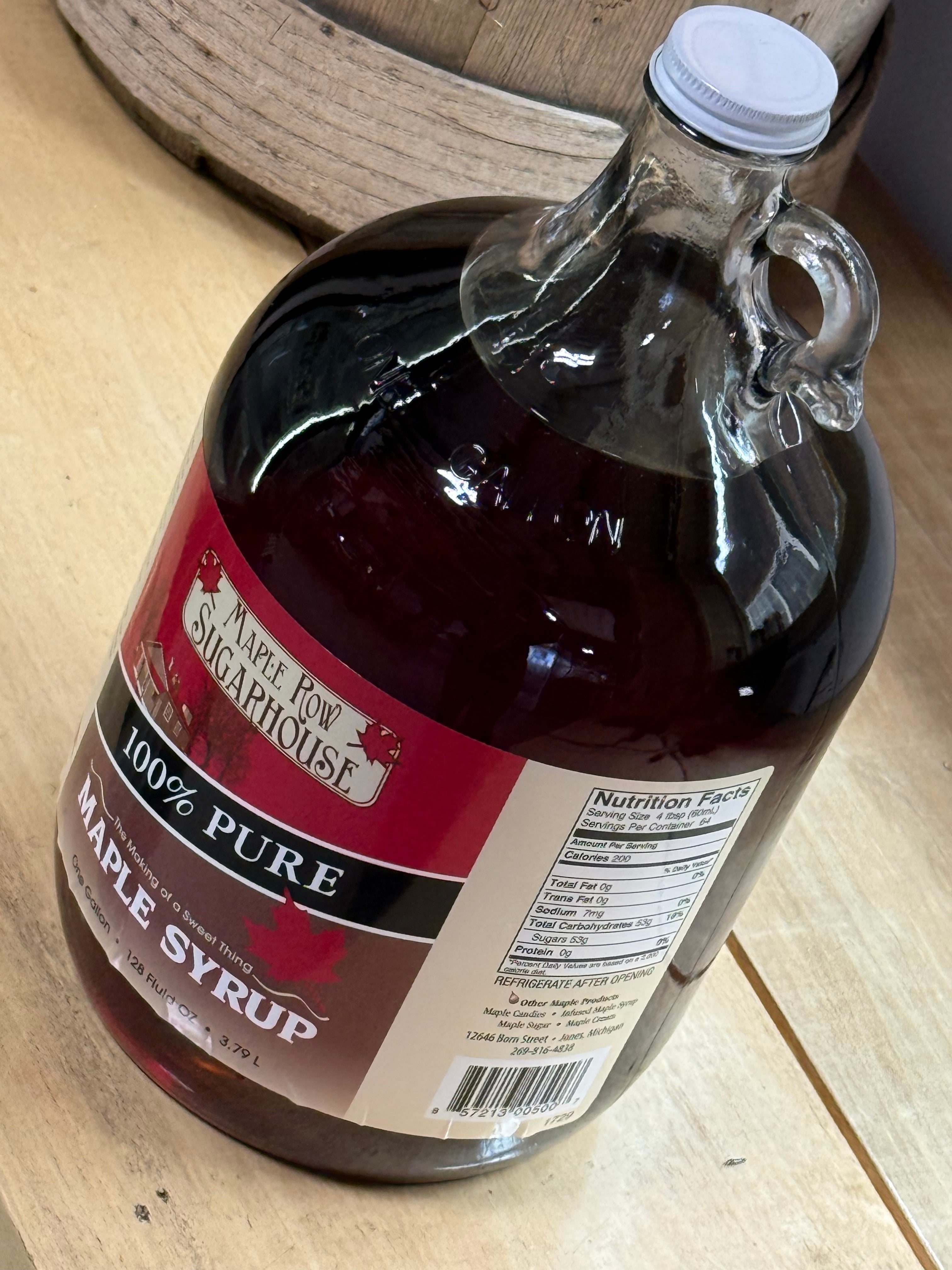 Pure Maple Syrup, Glass jar - Gallon(128oz)