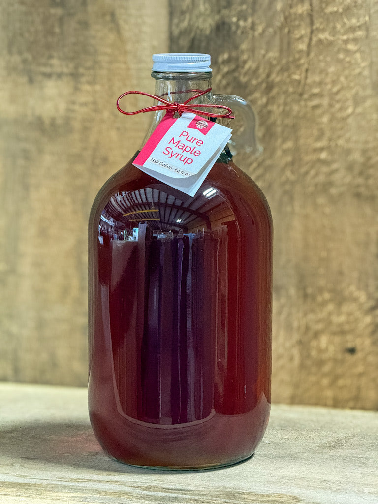 Pure Maple Syrup, Glass jar - Half Gallon