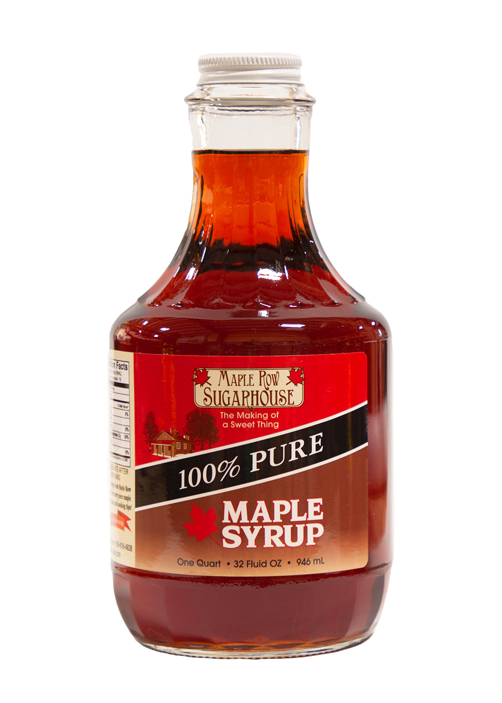 Pure Maple Syrup, Glass Jar- Quart(32oz)