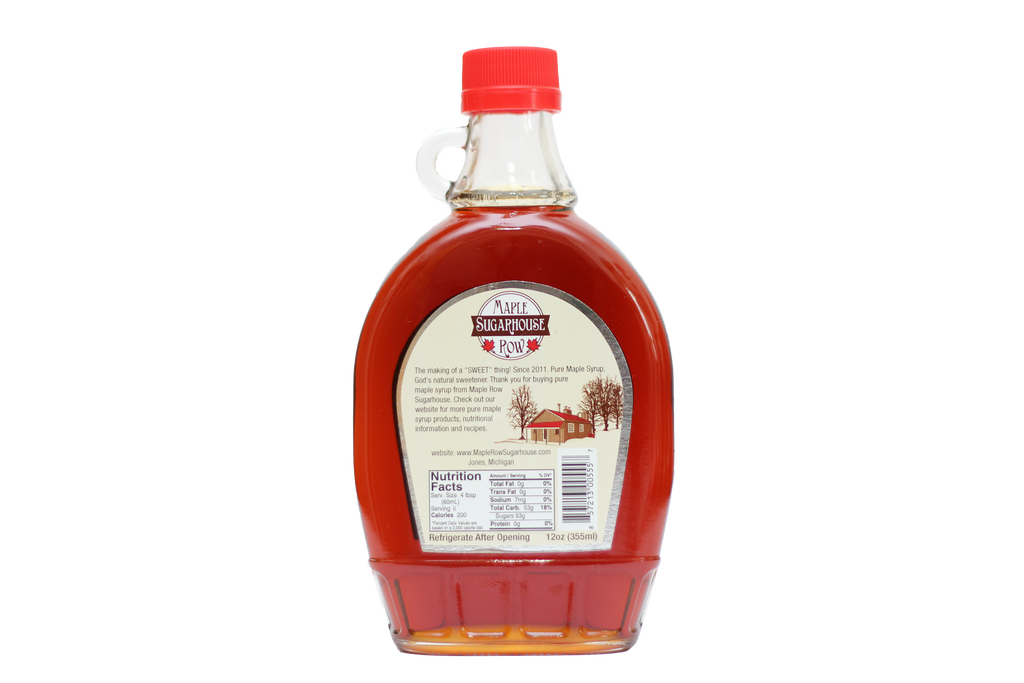 Pure Maple Syrup, Glass Jar - 12 oz